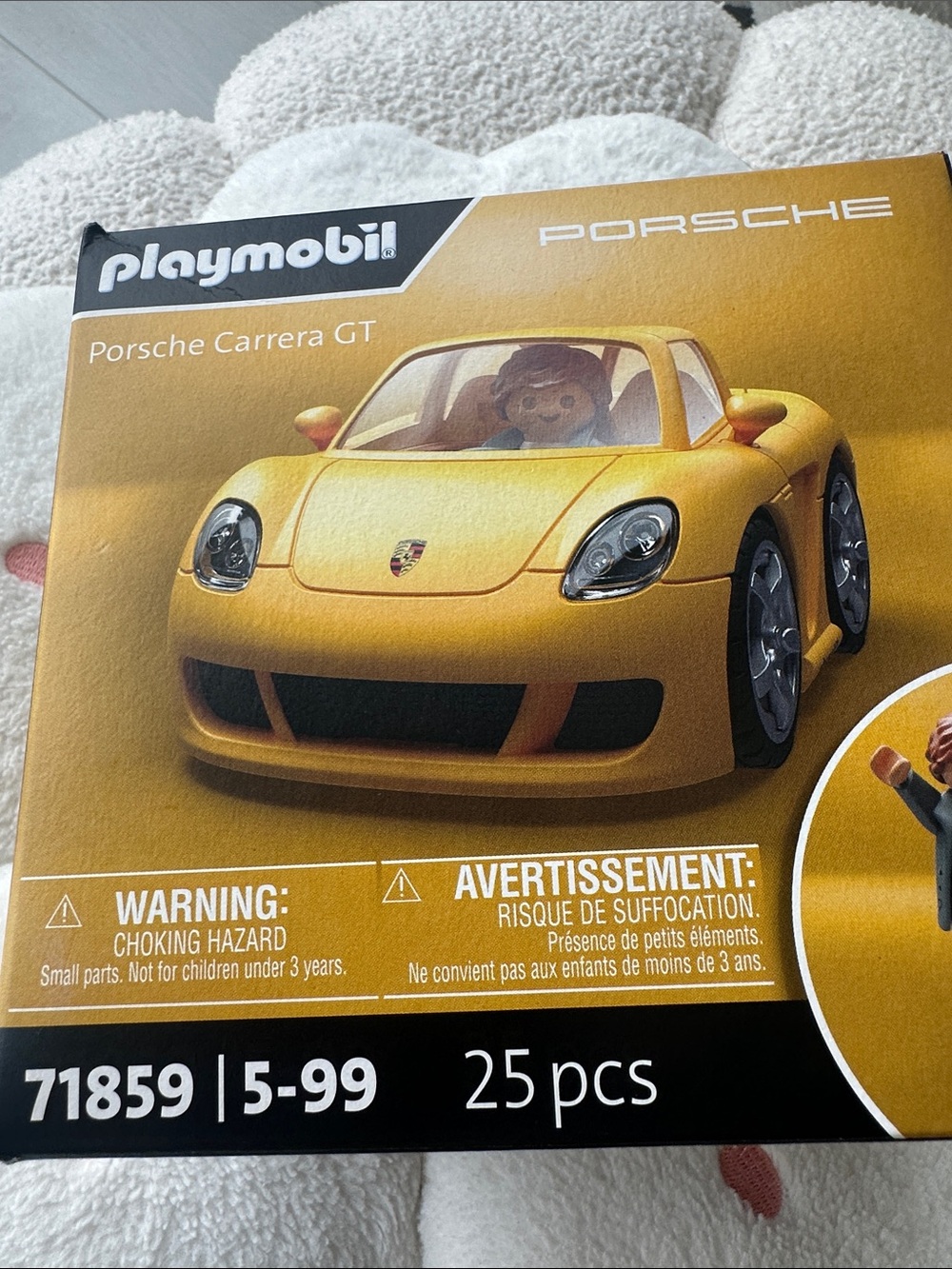 Porsche Carrera GT Kids Toy - Yellow
